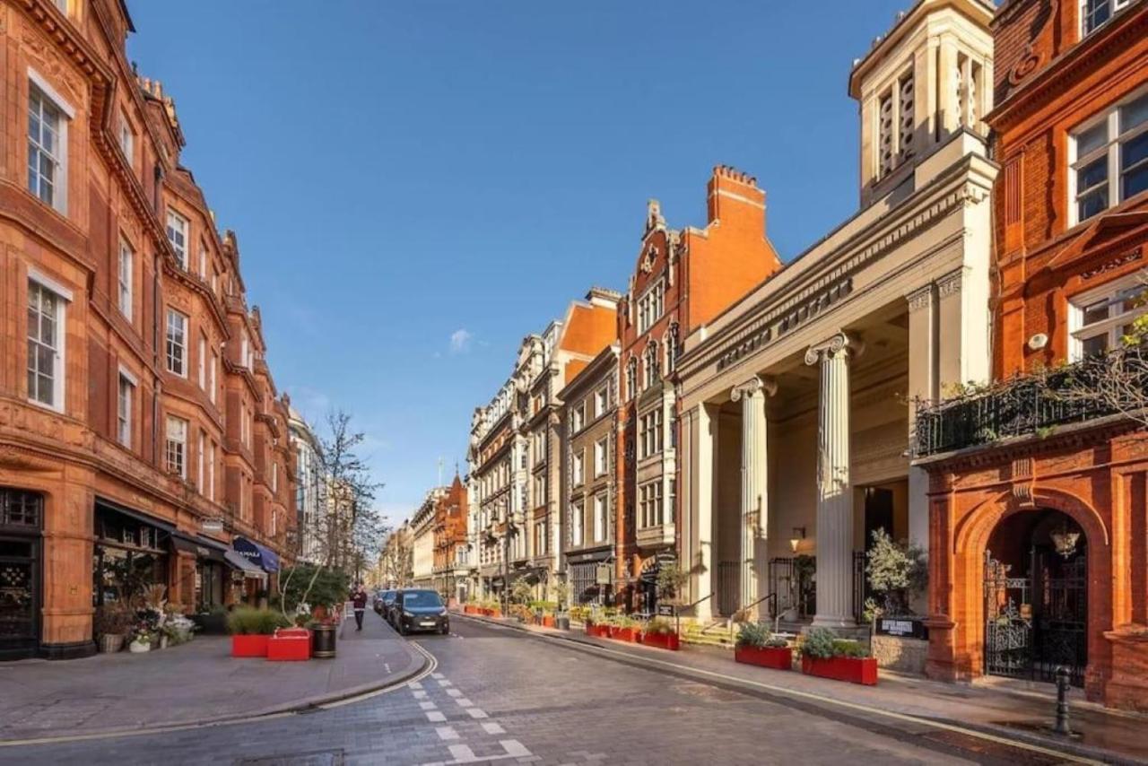 Posh 3 Bedroom Flat With Terrace And Indoor Fireplace In Mayfair, Near Hyde Park لندن المظهر الخارجي الصورة